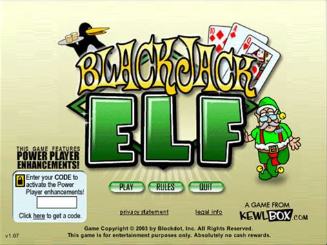 Blackjack elf poder de código